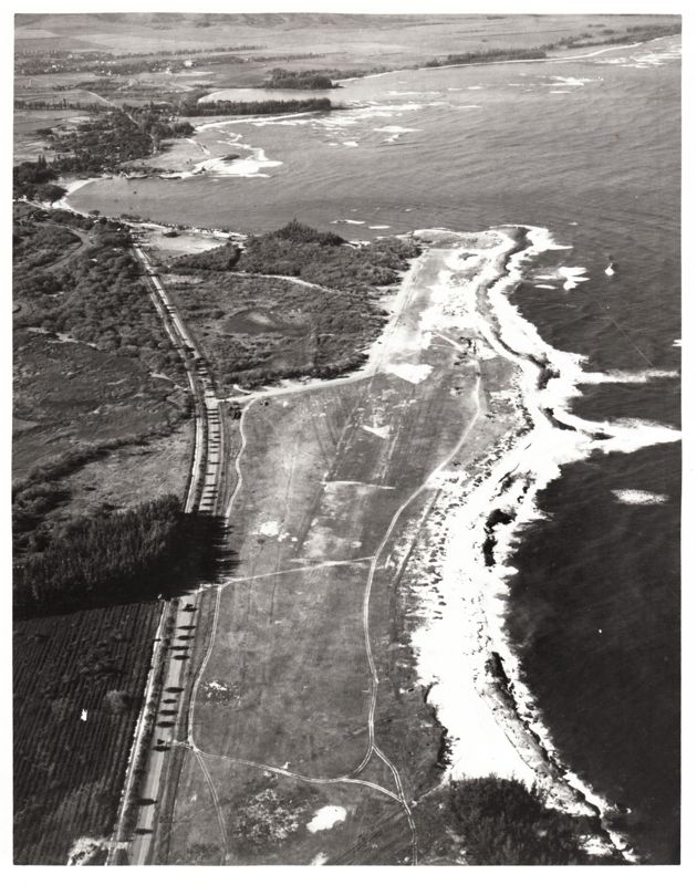 Haleiwa airfield USAMH 2621 1943 -- Provided by the U.S. Army, U.S. Army Museum of Hawaii, Ft. DeRussy 